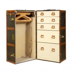 A Large Goyard Wardrobe Trunk Trunks