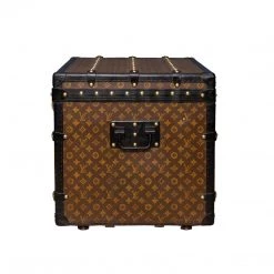 A Louis Vuitton Courier Trunk In Monogrammed Canvas Trunks