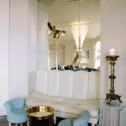 A Modern Grand Tour Furniture A Gilt Metal Side Table