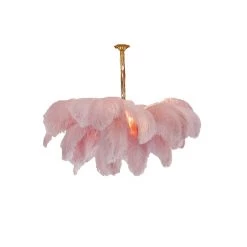 A Modern Grand Tour The Feather Chandelier Lighting