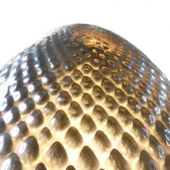 THE AYNHOE PARK COLLECTION Silver Murano Glass Egg Lamp Lighting