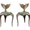 Art Pair Of Limited Edition 'Whaletail Chairs' By Mark Brazier-Jones
