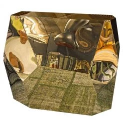 Versmissen A Polished Brass Plinth