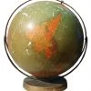 A Modern Grand Tour Vintage Geographical Globe On Wooden Base The Library