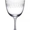 A Modern Grand Tour Homeware A Set Of Six Oval Crystal Glasses