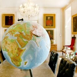THE AYNHOE PARK COLLECTION Curiosities Large Mid Century 3D Globe