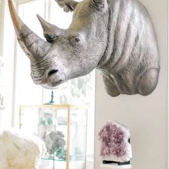 The James Perkins Studio 'The Golden Rhino' By James Perkins Studio