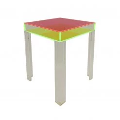 Modern Grand Tour Sales 11 'Neon Equinox Table' By Dio Davies