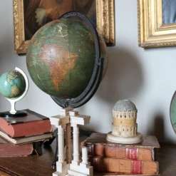 A Modern Grand Tour Curiosities Miniature Travertine Temple Of Vespasian