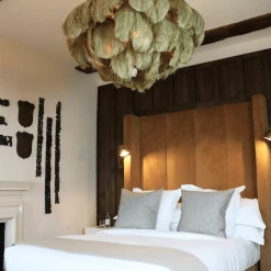 A Modern Grand Tour Woven Geometric Cushion