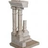A Modern Grand Tour Curiosities Miniature Travertine Temple Of Vespasian