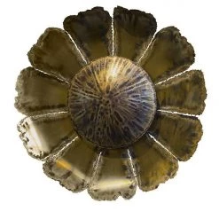 A Modern Grand Tour Lighting Large Aynhoe Sunflower Wall Light