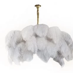 A Modern Grand Tour The Feather Chandelier Lighting