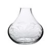 A Modern Grand Tour A Small Crystal Vase With Fern Design Homeware