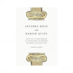 A Modern Grand Tour Wedding Invitations - Columns Stationery