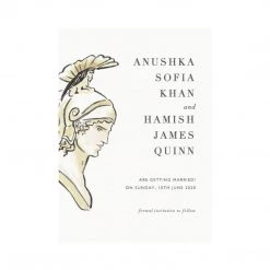 A Modern Grand Tour Stationery Achilles Save The Date