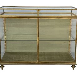 A Modern Grand Tour A Vintage Brass And Glass Cabinet Furniture