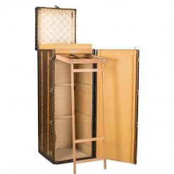 A Modern Grand Tour A Very Rare "malle Penderie" By Louis Vuitton