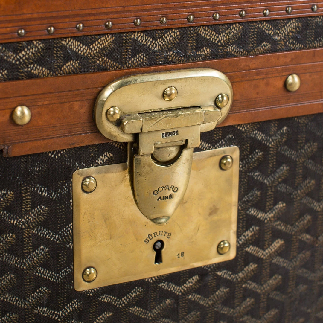 A Modern Grand Tour Trunks A Rare Goyard Shoe Trunk 7 A Modern Grand Tour Trunks A Rare Goyard Shoe Trunk
