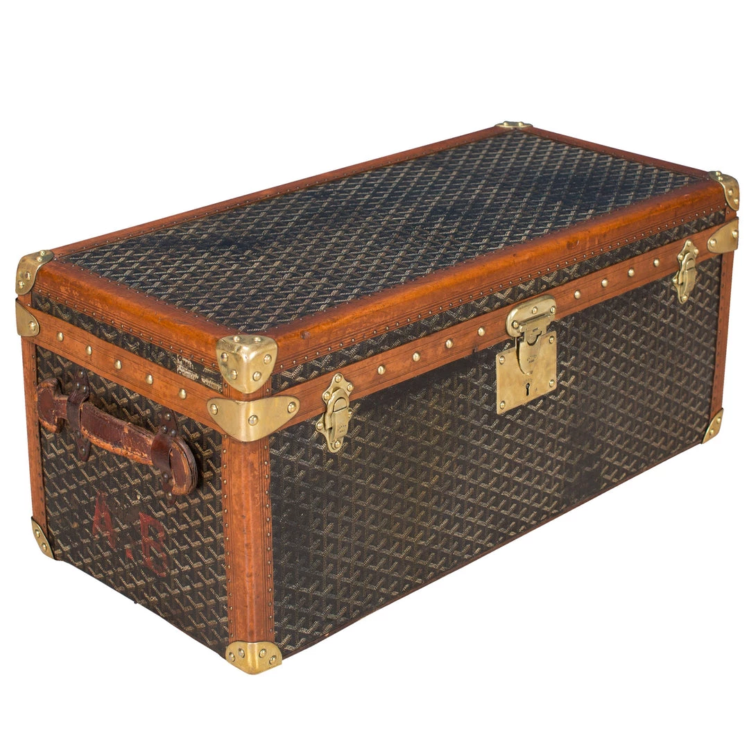A Modern Grand Tour Trunks A Rare Goyard Shoe Trunk 3 A Modern Grand Tour Trunks A Rare Goyard Shoe Trunk