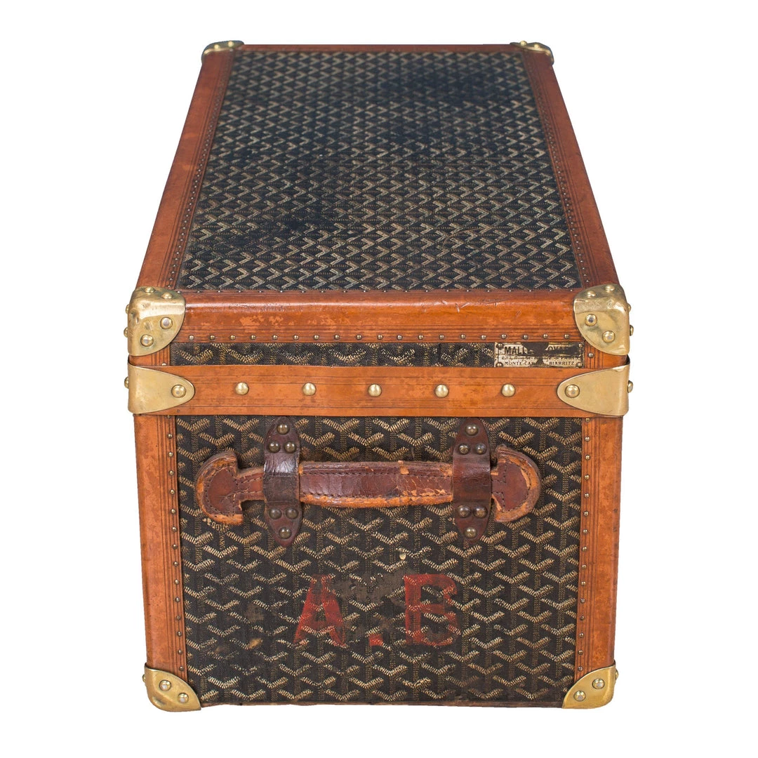 A Modern Grand Tour Trunks A Rare Goyard Shoe Trunk 5 A Modern Grand Tour Trunks A Rare Goyard Shoe Trunk