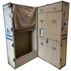 A Modern Grand Tour Vintage Wardrobe Trunk Trunks